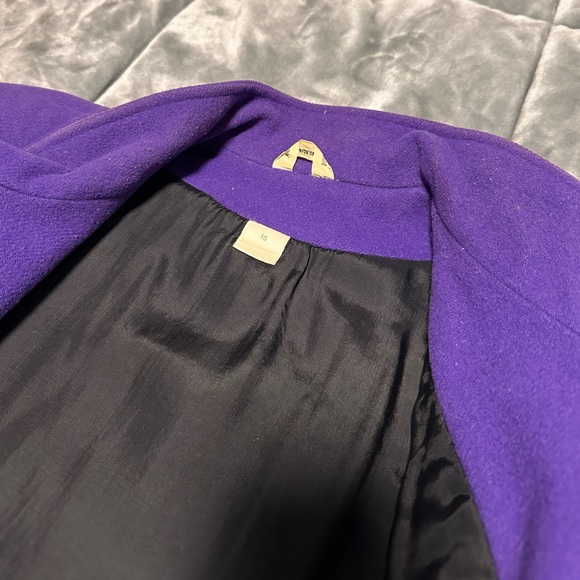 Vintage Women’s Xception Fall Wool Coat 100% Virgin Wool size 10P - Picture 6 of 8